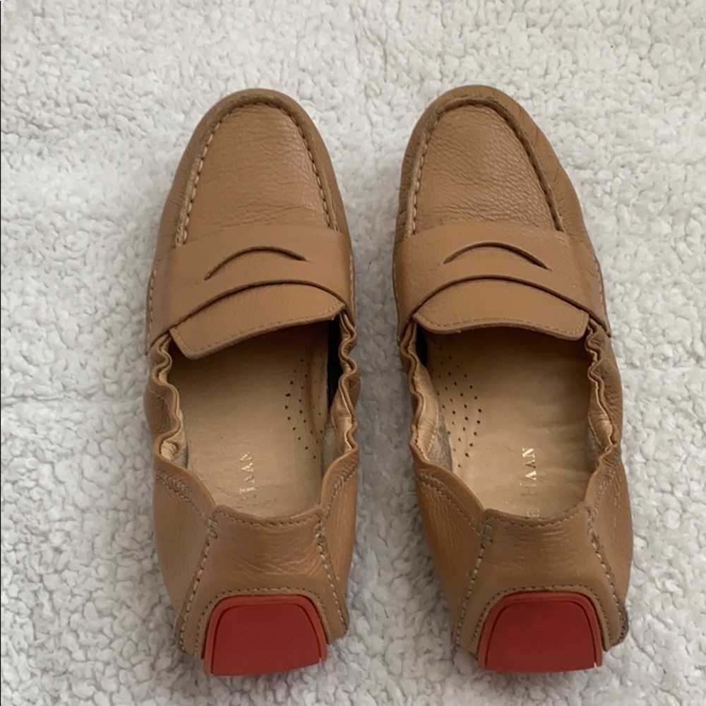 Cole Haan Sadie Deconstructed loafers in Sandstone